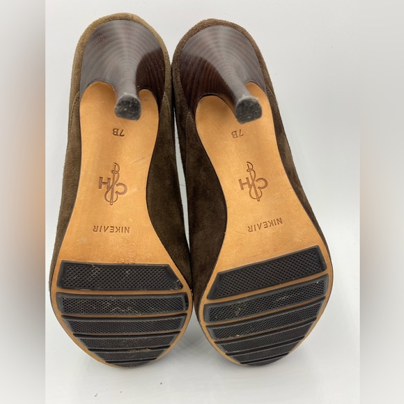 Cole Haan🚨NWOT Women's Nike Air Brown Suede Pull-on Ankle Booties Boots S7”NWOT - Picture 11 of 14